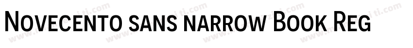 Novecento sans narrow Book Regular字体转换